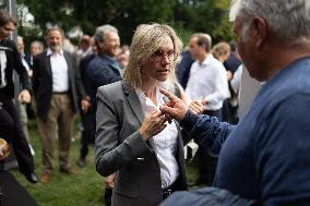 Elisabeth Borne attends Gerald Darmanin afternoon of discussion - Tourcoing