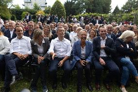 Elisabeth Borne attends Gerald Darmanin afternoon of discussion - Tourcoing