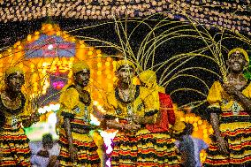 The Annual 'Gonpita Perahera' Or Procession At Pattini Devalaya Temple In Navagamuwa, Colombo.