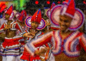 The Annual 'Gonpita Perahera' Or Procession At Pattini Devalaya Temple In Navagamuwa, Colombo.