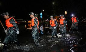 Rainstorm Hit Huai'an, China