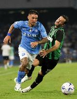 (SP)ITALY-NAPLES-FOOTBALL-SERIE A-NAPOLI VS SASSUOLO