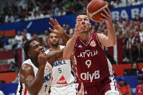 (SP)INDONESIA-JAKARTA-FIBA BASKETBALL-WORLD CUP 2023-GROUP H-FRA VS LAT