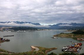 The Three Gorges Reservoir Prepare For The Coming Flood in Yichang