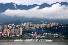 The Three Gorges Reservoir Prepare For The Coming Flood in Yichang