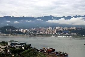 The Three Gorges Reservoir Prepare For The Coming Flood in Yichang