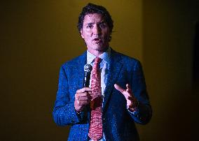 Prime Minister Trudeau Connects With Supporters At Edmonton Fundraiser