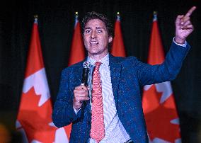 Prime Minister Trudeau Connects With Supporters At Edmonton Fundraiser