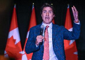 Prime Minister Trudeau Connects With Supporters At Edmonton Fundraiser