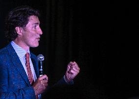 Prime Minister Trudeau Connects With Supporters At Edmonton Fundraiser