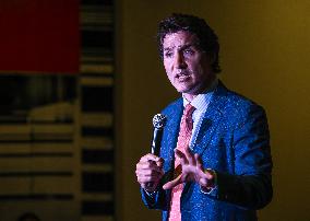 Prime Minister Trudeau Connects With Supporters At Edmonton Fundraiser