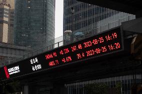 Shanghai Lujiazui Stock Index Data