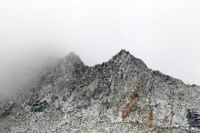 Mountain Glacier In Aba, China