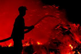 INDONESIA-SOUTH SUMATRA-PEATLAND FIRE