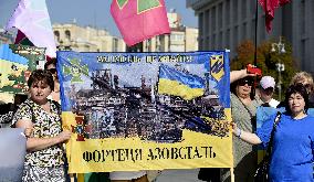 Rally in support of Mariupol Garrison in Kyiv