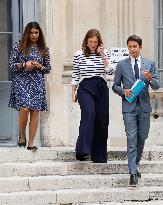 Press Conference Of Gabriel Attal On The New School Year - Paris