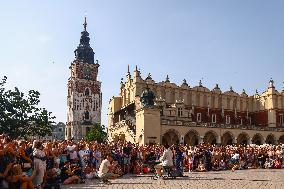 Matteo Bocelli Street Performance In Krakow, Poland