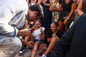 Matteo Bocelli Street Performance In Krakow, Poland