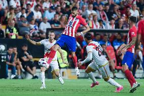 (SP)SPAIN-MADRID-FOOTBALL-SPANISH LEAGUE-ATLETICO DE MADRID VS RAYO VALLECANO