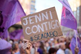 Women March In Support of Jenni Hermoso - Spain