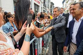 Nicolas Sarkozy Book Signing - Arcachon