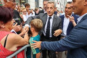 Nicolas Sarkozy Book Signing - Arcachon