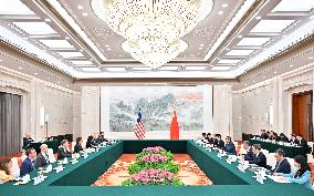 CHINA-BEIJING-HE LIFENG-U.S. COMMERCE SECRETARY-MEETING (CN)