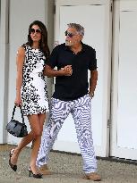 Venice - George And Amal Clooney Arrives At The Festival