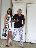 Venice - George And Amal Clooney Arrives At The Festival