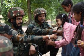 Army Soldiers Celebrate Raksha Bandhan Festival