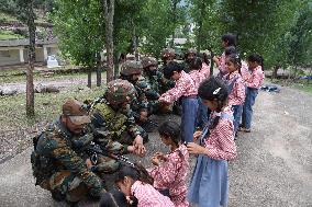 Army Soldiers Celebrate Raksha Bandhan Festival