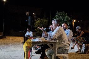 Euclid Tsakalotos Gives A Speech In Chania