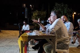 Euclid Tsakalotos Gives A Speech In Chania