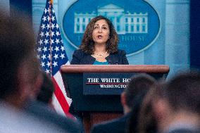 White House Domestic Policy Advisor Neera Tanden delivers remarks new policy aimed at lowering health care costs