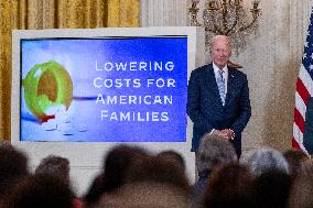 Biden announces move to lower costs of widely used prescription drugs