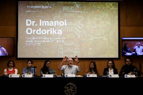 Imano Ordorika, Candidate For The Rectorship Of The National Autonomous University Of Mexico