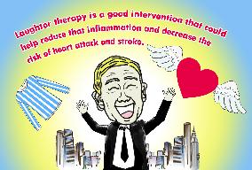 Comic Study Finds Laughter Helps Heart Health