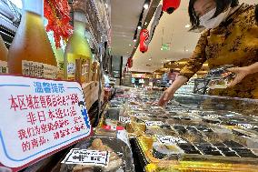 Consumer sentiment against Japan seafood in China