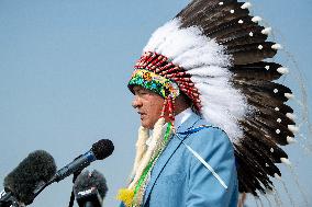 Indigenous Nations Hold A Media Event - Saskatchewan