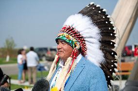 Indigenous Nations Hold A Media Event - Saskatchewan