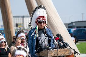 Indigenous Nations Hold A Media Event - Saskatchewan