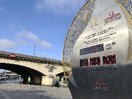 Paris Paralympics countdown clock