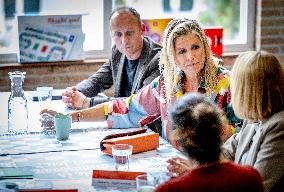 Queen Maxima Visits Mental Health Program - Rotterdam