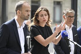 President Macron Meets With Leaders Of All Of France's Political Parties - Saint-Denis