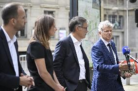 President Macron Meets With Leaders Of All Of France's Political Parties - Saint-Denis