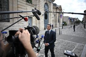 President Macron Meets With Leaders Of All Of France's Political Parties - Saint-Denis