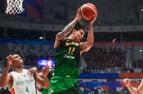 (SP)INDONESIA-JAKARTA-BASKETBALL-FIBA WORLD CUP-GROUP G-CIV VS BRA