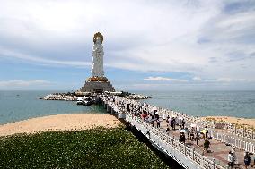 The Tallest Guanyin Statue Sea Guanyin in the world