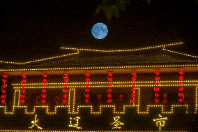 Supermoon Appear in Shenyang, China