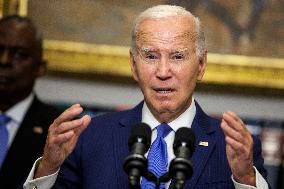 DC: President Biden Speaks on the Federal Response to the Maui Wildfires and Hurricane Idalia